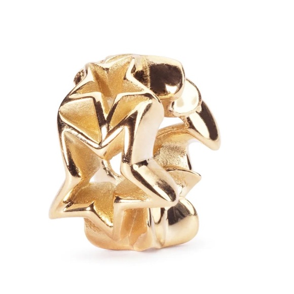 WISHING STAR, GOLD BEAD, 18k - Picture 1 of 2